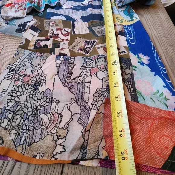 Johnny Was Vera Multi Color Patchwork Tunic size XXSmall New Boho - Picture 8 of 13